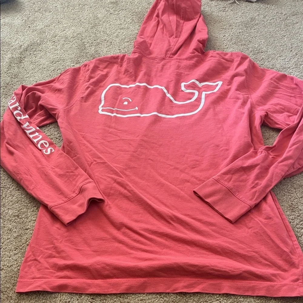 Vineyard Vines Coral Long Sleeve Size S